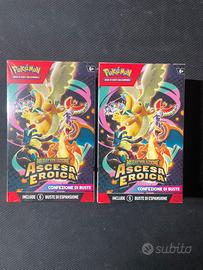 Pokemon x2 Bundle Ascesa Eroica Italiano Sealed