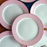 6 piatti antipasto Millerighe Rosa 
