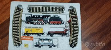 set completo trenino Marklin con rotaie,