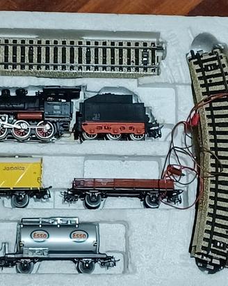 set completo trenino Marklin con rotaie,
