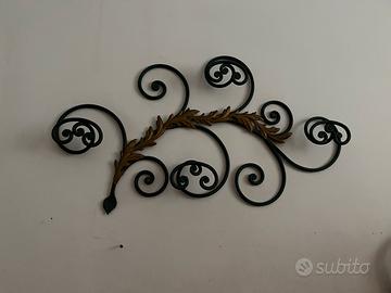 Appendiabiti in ferro battuto