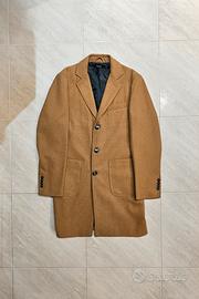 LIU JO cappotto monopetto cammello taglia 48 uomo 