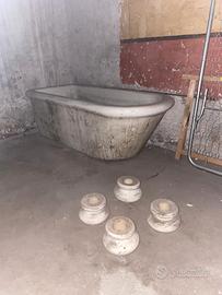 vasca da bagno antica porcellana anni venti