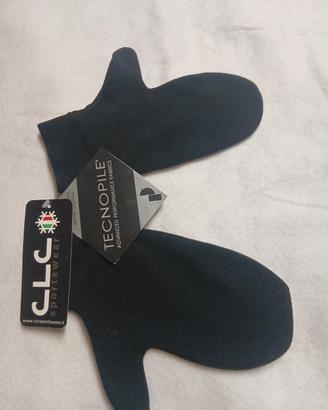 Guanti moffole tecnopile Tg M/L C.l.c.made In Ital