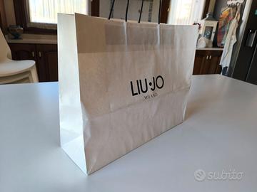 Liu Jo - shopper bianca a pois con logo