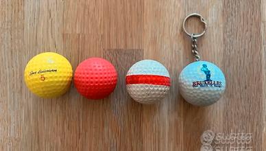 4 Palline da golf. 1 è un portachiavi