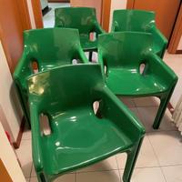 cinque Poltroncine Gaudi, Vico Magistretti per Art