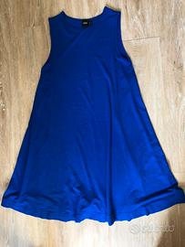 Vestito grembiule blu elettrico Asos