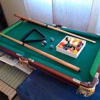 biliardo da tavolo con accessori