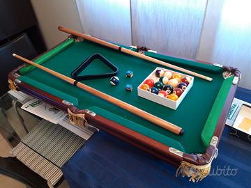 biliardo da tavolo con accessori