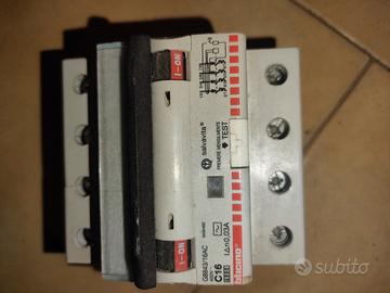 INTERRUTTORE MAGNETOTERMICO DIFFERENZIALE 4 X 16