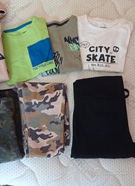  bimbo 7/8 anni stock di felpe pantaloni e t-shirt