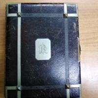 antico album con fotografie d'epoca 