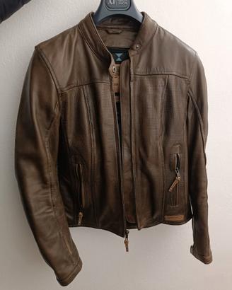 Giacca moto donna in pelle