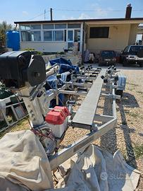 Carrello biasse portata 2000 kg netti