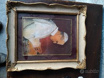 Quadro foto del papà vintage