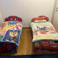 lettinini bambini cars e spiderman