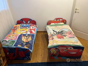 lettinini bambini cars e spiderman