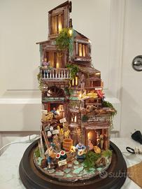 presepe in campana di vetro 