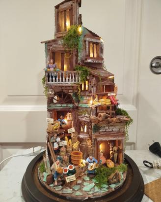 presepe in campana di vetro 