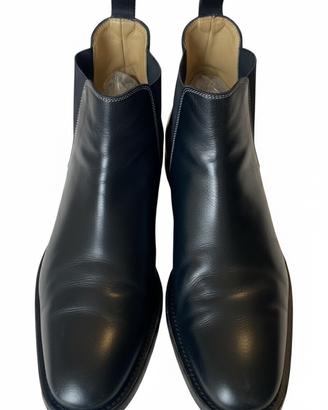 Stivaletti Chelsea Pollini in Pelle - tg.44 - nero
