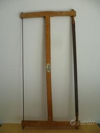 Sega legno a telaio da falegname anni 60