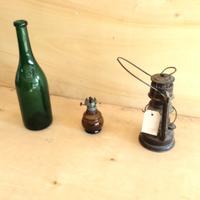 Bottiglia, Lampada a Petrolio, Lampada a Olio