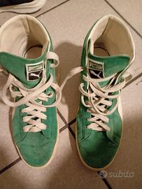 scarpe puma unisex verde bianche 