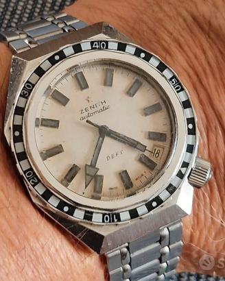 Zenith Defy Sub 600m Plongeur anni 70 ref.A3646