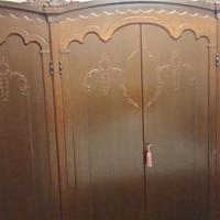 Camere letto e pranzo vintage noce scuro