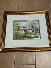 Quadro con paesaggio