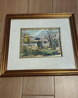 Quadro con paesaggio