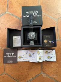 swatch x omega mission to the moonphase