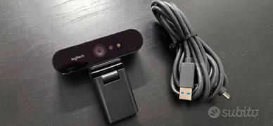 webcam LOGITECH BRIO 4k con microfono