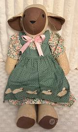 Pupazzo pecorella fatto a mano