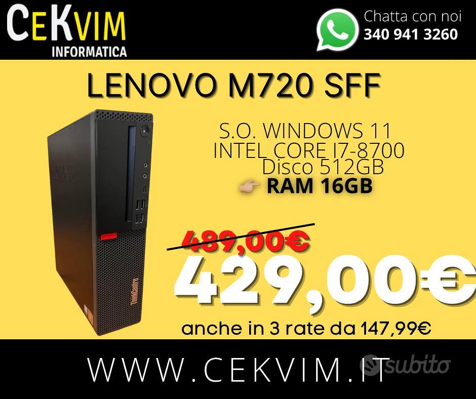 Pc desktop i7 16gb ram fino al -50% - Usato e ricondizionato 