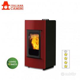 Italiana CAMINI termostufa pellet NELLY PIU'