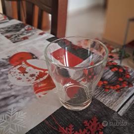 Bicchieri in vetro per acqua