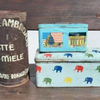 Scatole latta vintage Bertolini Ambrosoli
