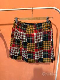 Minigonna in lana vergine vintage