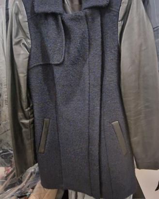 cappotto Camaieu tg 40 blu e nero