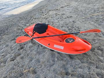 Kayak canoa bic ouassou con schienale e 2 pagaie