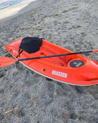 Kayak canoa bic ouassou con schienale e 2 pagaie