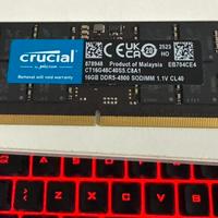 Ram Crucial SODIMM DDR5 1x16gb
