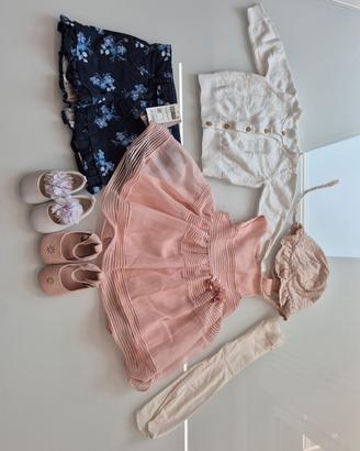 abbigliamento estivo bambina come nuovo 6-12 mesi