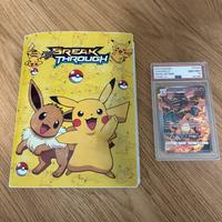 Pokemon album pieno piu carta gradata copia
