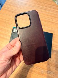 Cover RYAN LONDON PELLE MARRONE - IPHONE 16 PRO