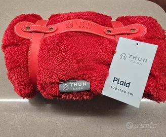 Plaid thun rosso nuovo