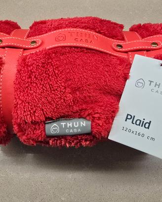 Plaid thun rosso nuovo