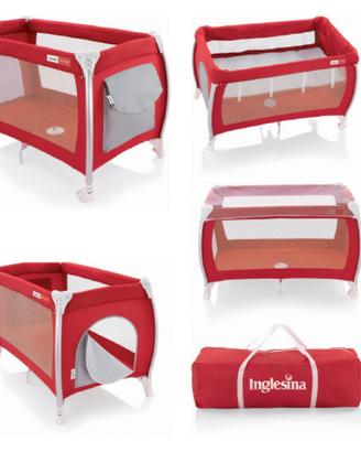 Lettino portatile Inglesina rosso